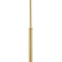 INK+IVY Auburn Gold Arched Floor Lamp with Marble Base