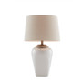 INK+IVY Jemma White Ceramic Table Lamp