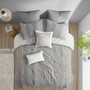 INK+IVY Kara 3 Piece Cotton Jacquard Comforter Set