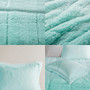 Intelligent Design Brielle Ombre Shaggy Long Fur Comforter Mini Set