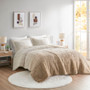 Intelligent Design Brielle Ombre Shaggy Long Fur Comforter Mini Set