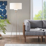 INK+IVY Pacific Metal Tripod Floor Lamp with Glass Shade