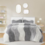 Intelligent Design Cassie Ombre Shaggy Faux Fur Comforter Set