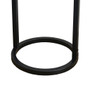 INK+IVY Kittery Black Base/Frosted Shade Metal Table Lamp with Glass Drum Shade