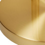 INK+IVY Laguna Gold/Natural Rattan Weave Shade Floor Lamp