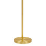 INK+IVY Laguna Gold/Natural Rattan Weave Shade Floor Lamp