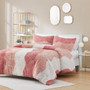 Intelligent Design Cassie Ombre Shaggy Faux Fur Duvet Cover Set