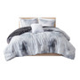 Intelligent Design Cassiopeia Watercolor Tie Dye Printed Comforter Set with Throw Pillow