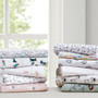 Intelligent Design Cozy Soft Penguins Cotton Flannel Printed Sheet Set
