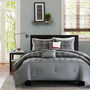Intelligent Design Daryl Grey Comforter Set