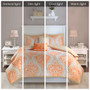 Intelligent Design Senna Orange Comforter Set