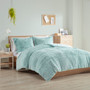 Intelligent Design Malea Shaggy Long Fur Comforter Mini Set