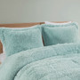 Intelligent Design Malea Shaggy Long Fur Comforter Mini Set