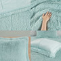 Intelligent Design Malea Shaggy Long Fur Comforter Mini Set