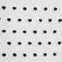 Intelligent Design Sophie Black Pom Pom Embellished Curtain Panel