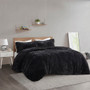 Intelligent Design Malea Shaggy Fur Duvet Cover Set