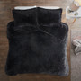 Intelligent Design Malea Shaggy Fur Duvet Cover Set