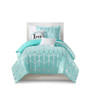 Intelligent Design Raina Metallic Printed Comforter Set