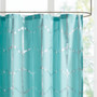 Intelligent Design Raina Printed Metallic Shower Curtain