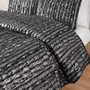 Intelligent Design Naomi Metallic Print Faux Fur Duvet Cover Set