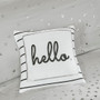 Intelligent Design Zoey Grey/Silver Metallic Triangle Print Comforter Set