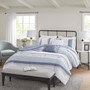 Madison Park Allegany Blue 5 Piece Jacquard Comforter Set