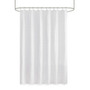 Madison Park Arlo White Super Waffle Textured Solid Shower Curtain