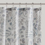 Madison Park Bonnie Blue Printed Seersucker Shower Curtain