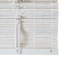 Madison Park Alden White Bamboo Light Filtering Roman Shade 