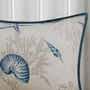 Madison Park Bayside Blue 7 Piece Cotton Sateen Comforter Set