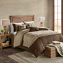 Madison Park Boone 7 Piece Faux Suede Comforter Set