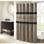 Madison Park Donovan Embroidered Shower Curtain