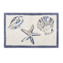 Madison Park Bayside Blue Reversible High Pile Tufted Bath Rug