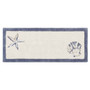 Madison Park Bayside Blue Reversible High Pile Tufted Bath Rug