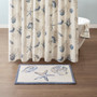 Madison Park Bayside Blue Reversible High Pile Tufted Bath Rug
