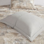 Madison Park Beacon Gray 7 Piece Textured Cotton Blend Comforter Set