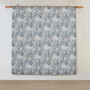 Madison Park Brielle Blue 3 Piece Floral Printed Cotton Duvet Cover Set