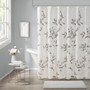 Madison Park 72x72" Cecily Burnout Printed Shower Curtain