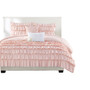 Intelligent Design Waterfall Blush Ruffle Comforter Set