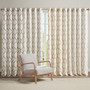 Madison Park Brooklyn Metallic Geo Embroidered Curtain Panel