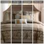 Madison Park Bellagio 7 Piece Jacquard Comforter Set