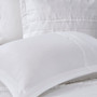 Madison Park Celeste White 4 Piece Microfiber 2-in-1 Duvet Set