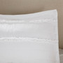 Madison Park Celeste White 5 Piece Microfiber Ruffled Comforter Set