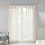 Madison Park Ceres Twisted Tab Voile Sheer Window Pair