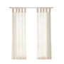 Madison Park Ceres Twisted Tab Voile Sheer Window Pair