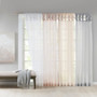 Madison Park Ceres Twisted Tab Voile Sheer Window Pair
