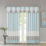 Madison Park Amherst 50x84" Polyoni Pintuck Curtain Panel
