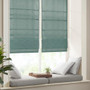 Madison Park Como Printed Faux Silk Room Darkening Cordless Roman Shade