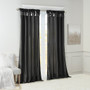 Madison Park Emilia Twist Tab Lined Window Curtain Panel