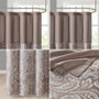 Madison Park Aubrey Jacquard Shower Curtain